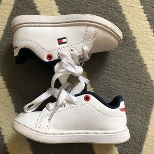 White Tommy Hilfiger sneakers